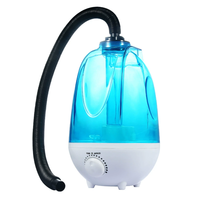 Humidificateur de reptile brumisateur pour réservoir de terrarium avec 2 tubes d'extension tuyaux animaux de compagnie brumisateur brouillard réglable pour reptiles amphibiens