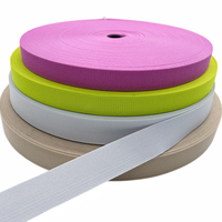 Bande élastique tissée en nylon en gros, sangle élastique très extensible pour accessoires de sacs et couture de vêtements