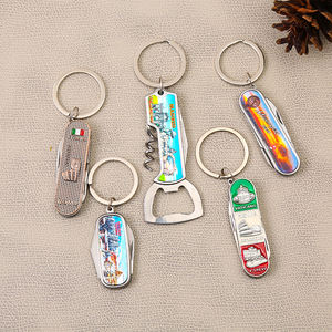 Özelleştirilebilir fabrika fiyat cep çok fonksiyonlu aracı yaratıcı paslanmaz çelik taşınabilir çakı anahtarlık - Product Image 4