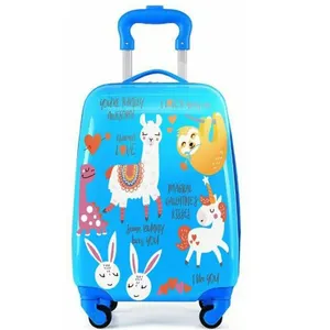 Bagage enfant 16 pouces Bagage ABS personnalisé pour enfants dessin animé enfants pour garçons et filles voyageant Bagages pour enfants