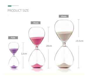 <span class=keywords><strong>Clessidra</strong></span> Moderna e Colorata da 3/15/30 Minuti con Copertura Protettiva, <span class=keywords><strong>Timer</strong></span> a Sabbia per Aula e Regalo Promozionale - Product Image 4