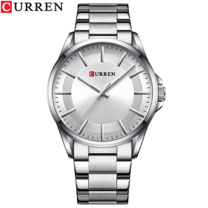 CURREN-8429 montres à quartz multifonctions multicolores de luxe pour hommes, bracelet en acier inoxydable - Product Image 1