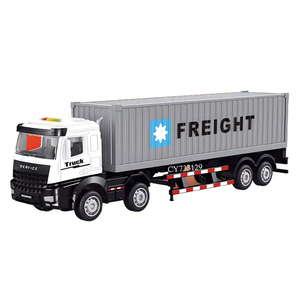Durable Container Transport Vehicle Model with Light Sound Friction <strong>Simulation</strong> <strong>Logistics</strong> <strong>Truck</strong> All Terrain Toy for Boys Kids - Product Image 4