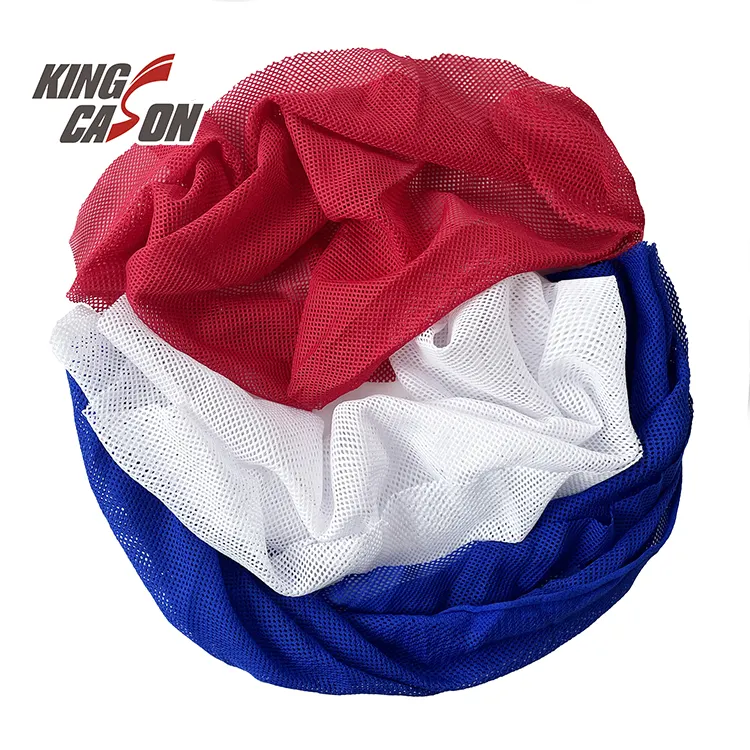 KINGCASON China Direct Factory Wholesale 110gsm 100% Polyester Sandwich Mesh Fabric Spacer 3D Air Mesh Net Fabric for Shoes