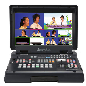 Datavideo Mobile Cast HS-1300 มิกเซอร์สตรีมมิ่งสด 6 ช่องสัญญาณแบบพกพา สำหรับการออกอากาศและการบันทึก - Product Image 3