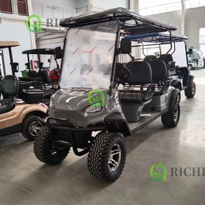 Venta al por mayor de fábrica Precio de descuento Diseño de color <span class=keywords><strong>gris</strong></span> 6 asientos Coche de <span class=keywords><strong>golf</strong></span> chino fuera de carretera para uso personal Carro elegante - Product Image 1