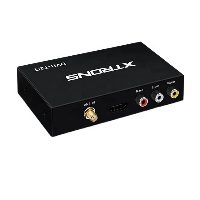 XTRONS FV015DE Car DVB T DVB T2 Freeview Digital Tv Receiver Box Support H.265 HEVC Standard