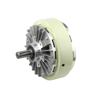 Rem bubuk magnetik 50N.M, poros tunggal untuk mesin cetak DFZ50S DC 24V 5 KG rem satu poros untuk sisi belok