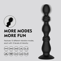 WINYI 2023 Nouveau Vibrateur à billes anales Télécommandé Jouet sexuel en silicone Vibrateur à billes anales extra long pour femmes et hommes