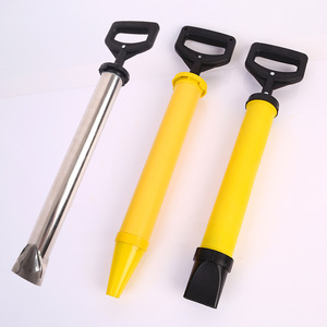 Pistola de calafateo de cemento de plástico y acero inoxidable de 135x640 mm para aplicación de sellador en juntas de puertas y ventanas - Product Image 2