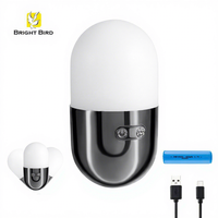 Veilleuse rechargeable Roly-poly, lampe de nuit LED sans fil pour hôtel, chambre à coucher, placard, cuisine, éclairage d'ambiance