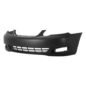 Pare-chocs avant pour Toyota Corolla CE <span class=keywords><strong>LE</strong></span> berline <span class=keywords><strong>2005</strong></span> 2006 2007 2008 avec trous pour feux antibrouillard sans capteurs apprêté TO1000297 521190Z938 - Product Image 1