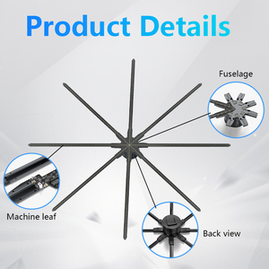Coeus <span class=keywords><strong>2025</strong></span> New <span class=keywords><strong>3D</strong></span> Hologram hiển thị 2512 LED 180cm chiếu LED Đăng ba chiều quảng cáo máy hỗ trợ video lễ hội - Product Image 4