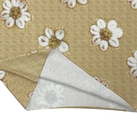 Pull en tricot doux et confortable pour femme, col rond, manches longues, imprimé marguerite beige, coupe ample et décontractée, pour toutes les saisons, tenue décontractée quotidienne