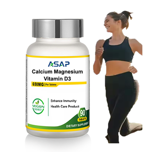 OEM calcio magnesio vitamina D3 tabletas suplemento calcio magnesio tabletas - Product Image 1