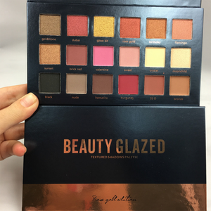 18 couleurs Nouveau Paillettes Mat Poudre Pressée Étanche Fard À Paupières Cosmétique En Gros Maquillage Palette - Product Image 4
