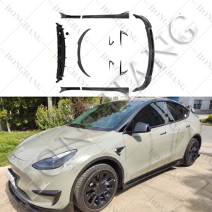 Chaoshenghang Auto Repuestos Body Protecter, nuevos kits de carrocerí<span class=keywords><strong>a</strong></span> de coche de estilo de fibra de carbono para Tesla Model <span class=keywords><strong>Y</strong></span> Body Kit Accesorios 2019- - Product Image 1