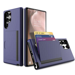 Pochette <span class=keywords><strong>de</strong></span> téléphone pour Samsung Cover avec porte-cartes A54 S 23 S24 S 24 Ultra Plus Phone Case avec poche pour cartes <span class=keywords><strong>de</strong></span> visite - Product Image 6