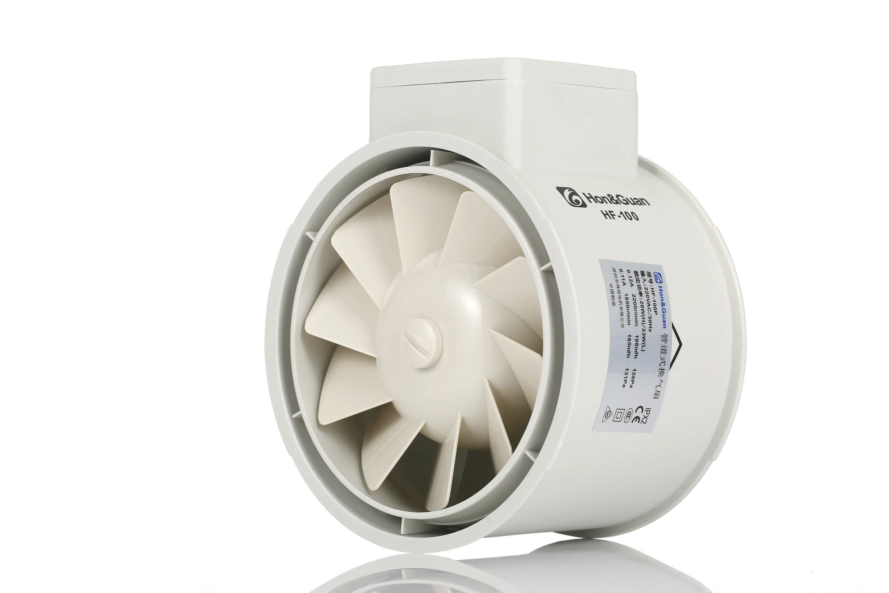 4 polegadas grande ar fresco Turbo ventilador