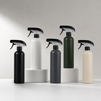 Vente en gros de flacons pulvérisateurs PET de 800 ml avec logo personnalisé pour l'emballage de savon liquide rechargeable
