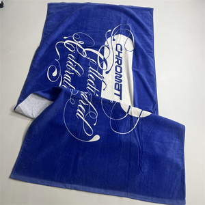 Dày 100% Cotton Tùy Chỉnh In Thăng Hoa Cá Nhân Đầy Đủ Màu Sắc Phản Ứng In Ấn Thương Hiệu Sang Trọng Tiếp Thị Bãi Biển Khăn - Product Image 2