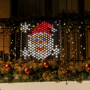 Guirlandes lumineuses LED en PVC pour usage commercial, résistantes à l'eau, en forme de Père Noël, pour la décoration de Noël en extérieur, pour jardin, mur, haie - Product Image 1