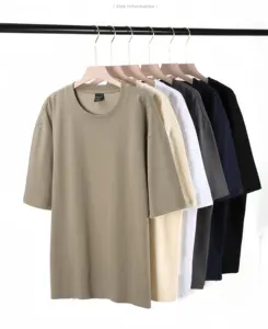 T-shirt imprimé bouffant brodé personnalisé vinyle de transfert de chaleur nouveau design t-shirts pour femmes vierges 2024 pour hommes de haute qualité