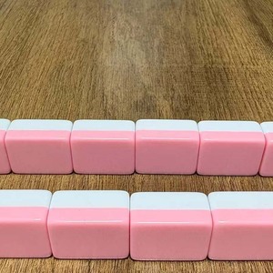 Professional Pink Mini Mahjong Supplier Large Size 42# 144pcs Pink Custom Mahjong For <strong>Board</strong> <strong>Game</strong>