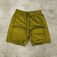 Shorts cargo utilitaires personnalisés pour hommes, design streetwear, avec poches, imprimés, en nylon, style bermuda