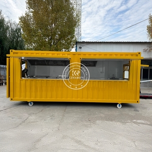 Cafetería en Contenedor 2025, Precio de Contenedor Prefabricado de 20 Pies y 40 Pies, Quiosco de Café, Cafetería en Contenedor, Bar al Aire Libre, Restaurante en Contenedor con Cocina - Product Image 2