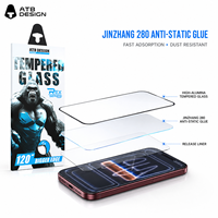 Protection d'écran en verre trempé haute alumine transparente ESD HD en gros pour iPhone 18 17 16 Pro Max Fold