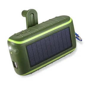 Cargador de Panel Solar, herramientas de emergencia, manivela de mano, Banco de energía Solar, precio de fábrica