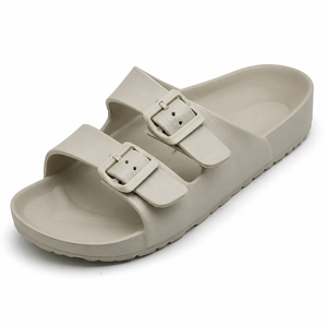 Sandales en <span class=keywords><strong>EVA</strong></span> à double boucle, marque privée, style <span class=keywords><strong>Arizona</strong></span>, sangle réglable, semelle épaisse, pantoufles pour hommes - Product Image 1