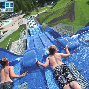 30ft tall water slide 3 rijstroken multi racing slide