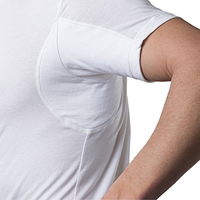 Maillot de corps d'été imprimé en jersey de coton 100% personnalisé pour hommes, sous-vêtement anti-transpiration, col en V coupe ajustée, T-Shirt à manches courtes