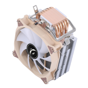 QiuzAim computadora de escritorio 6 tubo de cobre <span class=keywords><strong>CPU</strong></span> disipador de calor X79 placa base X99 refrigerado por aire 2011 computadora <span class=keywords><strong>CPU</strong></span> ventilador 12cm Torre PWM - Product Image 3