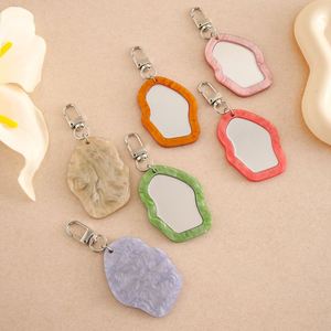 Fashion Multi-Color Cute Portable <b>Mirror</b> Keychain Makeup Pendant Charm for Backpack Hanging Compact Makeup <b>Mirror</b> - Product Image 4