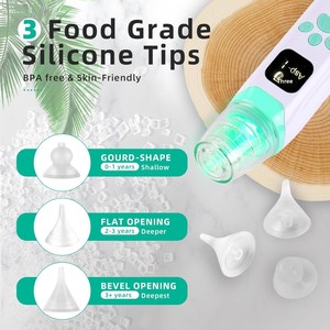 Aspirador Nasal Recargable Compacto IBN para Bebés, 3 Puntas Suaves, Anti-Reflujo, con Canciones de Cuna, para el Cuidado Diario del Bebé en Casa - Product Image 2