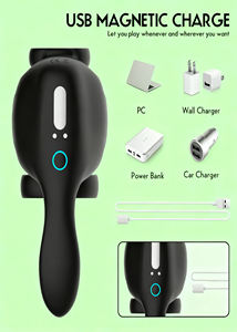 Massaggiatore in Silicone impermeabile, anello di ritardo maschile, giocattolo di masturbazione maschile, funzione di massaggio prostatico vibratore - Product Image 5