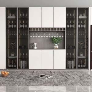 <b>Rustic</b> Living Room Sideboard with Wine Storage No-Paint Craftsmanship Factory Direct - Product Image 1