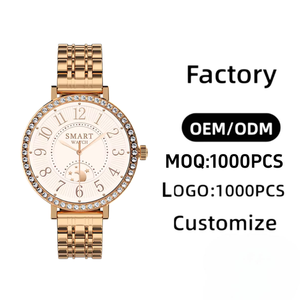 Montre connectée pour femmes avec écran AMOLED de 1,19 pouces, encodeur AI <span class=keywords><strong>GPT</strong></span>, suivi de la santé, montres connectées personnalisées directement de l'usine, vente en gros - Product Image 1