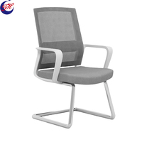 Silla de Oficina Simple con Respaldo, Apta para Computadora y Dormitorio, Ideal para Capacitación y Negociación
