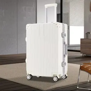 高級スーツケーストロリー荷物女性搭乗スーツケース大容量旅行TSAロックキャリーオンラゲッジスーツケース