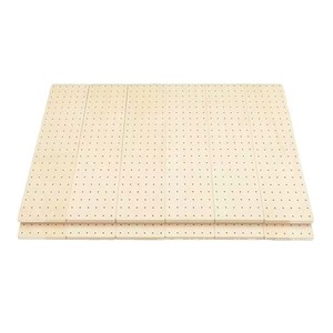 Organizador de Cajones Ajustable de Madera con Panel Perforado de 42x35.4in para Almacenamiento en la Cocina con 96 Clavijas de Madera - Product Image 2