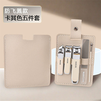 WELLFLYER MS-1173 vente en gros coupe-ongles ensemble 5 pièces extractible manucure ensemble soins de beauté coupe-ongles lime à ongles Earpick personnaliser