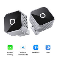 محول Ottocast لاسلكي لـ Carplay و Android Auto 2 في 1، دونجل USB ثنائي النواة ARM Cortex A7 بسرعة 1 جيجاهرتز وذاكرة وصول عشوائي 64 ميجابايت/ذاكرة تخزين 16 ميجابايت ثنائي النطاق