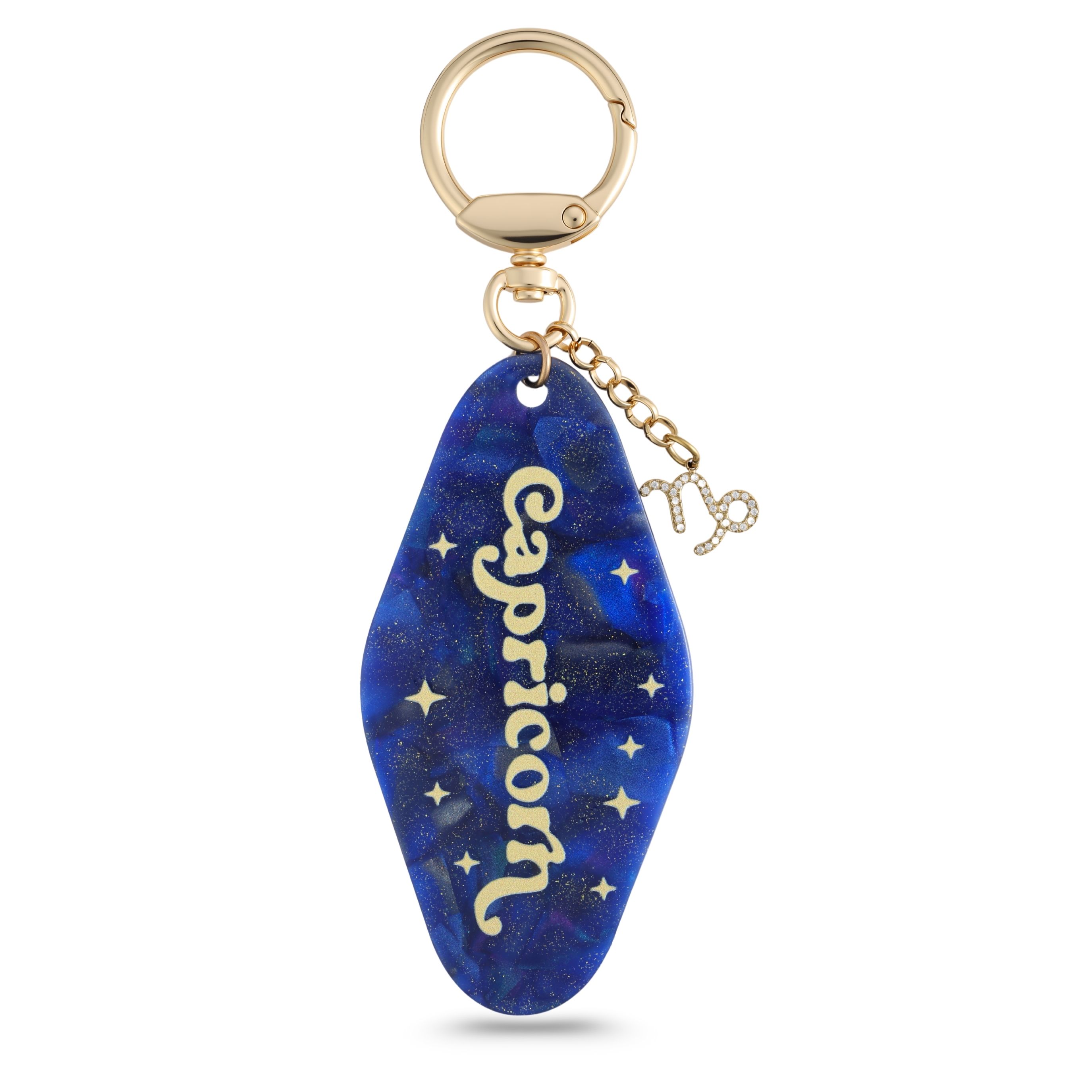 Blue Capricorn zodiac bag charm-GRJ2843BC