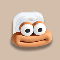 Organisateur de câbles magnétique en plastique avec motif visage de dessin animé, clips de gestion de câbles de téléphone portable sans perçage, enrouleur de fils fixe