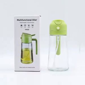 Personalización Rápida, de Primera Categoría, Multifuncional, 2 en 1, Botella de Vidrio para Rociar Aceite de Oliva para Cocina y Barbacoa - Product Image 1