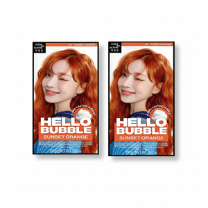 Sconto Mise En Helo Sunset Orange Bubble Dye Shampoo 500ml Semi-permanente tinture per capelli a base di erbe - Product Image 1